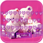 Pink Teddy Keyboard Theme for PC Pink Teddy Keyboard Theme for PC