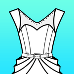 Fashion Design Flat Sketch for PC