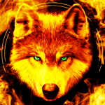 Fire Wallpaper and Keyboard - Lone Wolf for PC