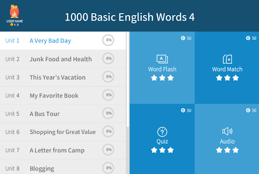 1000 Basic English Words 4 for PC screenshot 3