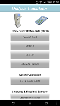 Dialysis Calculator for PC screenshot 1
