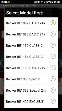 Becker 5Digit Radio Code for PC screenshot 3