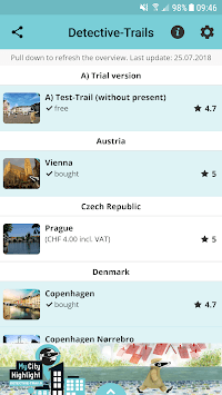 MyCityHighlight: Detective-Trail - treasure hunt for PC screenshot 1