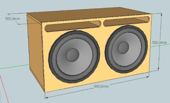 Full Bass Speaker Box Design for PC screenshot 1
