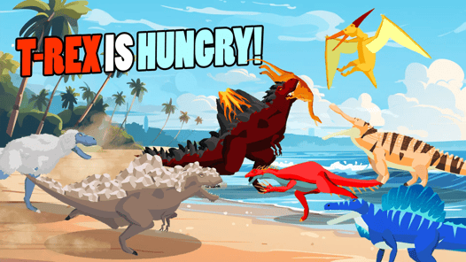 T-Rex Fights More Dinosaurs for PC screenshot 1