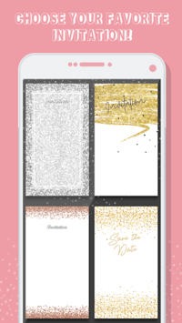 Glitter Invitation Maker for PC screenshot 1