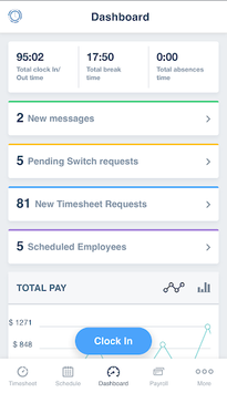 Time Clock Wizard for PC screenshot 1