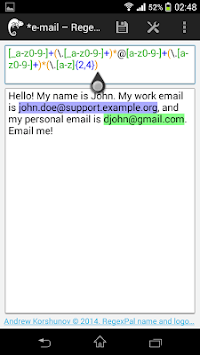 RegexPal for PC screenshot 1