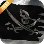 3D Pirate Flag Live Wallpaper for PC