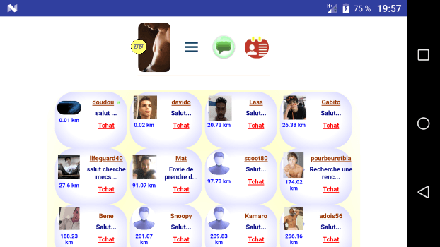 BB. Gay Chat, Meet and Instant Geolocation  :-) for PC screenshot 2