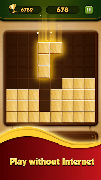 Block Puzzle Wood Classic 1010 for PC screenshot 1