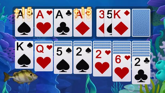 Solitaire Fish World-OceanTrip for PC screenshot 1