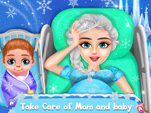 Ice Princess Pregnant Mom and Baby Care Games for PC screenshot 1