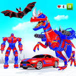 Flying Dino Transform Robot: Dinosaur Robot Games for PC