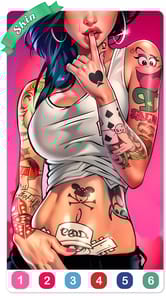 Tattoo Coloring games for PC screenshot 3