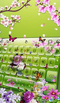 3D Flower Garden Keyboard Theme for PC screenshot 1