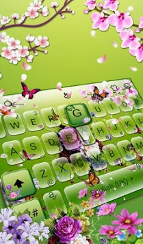 3D Flower Garden Keyboard Theme for PC screenshot 3