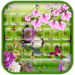 3D Flower Garden Keyboard Theme for PC