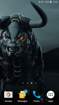 Robot Bull Live Wallpaper for PC screenshot 2