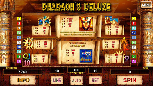 Pharaoh`s Deluxe Slot for PC screenshot 2