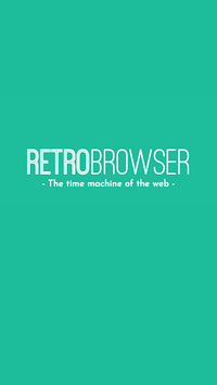RetroBrowser - Time machine for PC screenshot 1