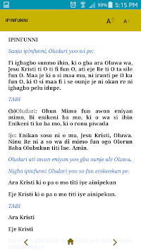 Yoruba Liturgy (Church of Nigeria, Anglican Comm) for PC screenshot 3