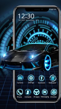 Fancy Black Car Launcher Theme Live HD Wallpapers for PC screenshot 1
