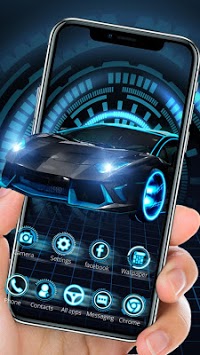 Fancy Black Car Launcher Theme Live HD Wallpapers for PC screenshot 2