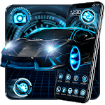 Fancy Black Car Launcher Theme Live HD Wallpapers for PC