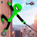 Flying Hero Stickman Rope Hero Grand Crime City for PC