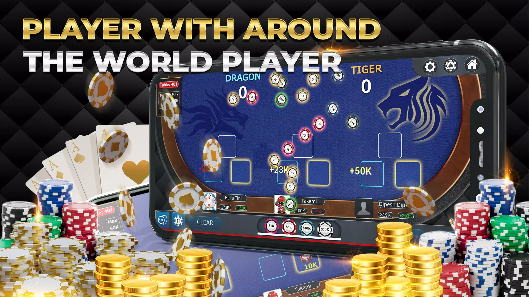 Dragon Tiger online casino for PC screenshot 1