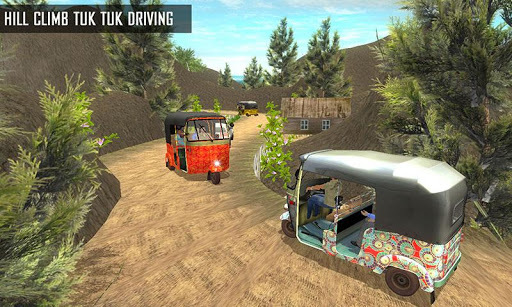 Uphill Tuk Tuk Crazy Rickshaw Game 3D for PC screenshot 1