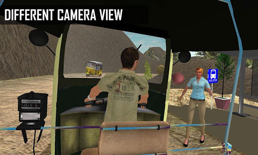 Uphill Tuk Tuk Crazy Rickshaw Game 3D for PC screenshot 3