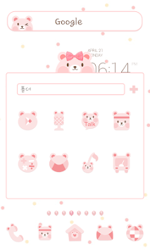 PinkBear dodol launcher theme for PC screenshot 2