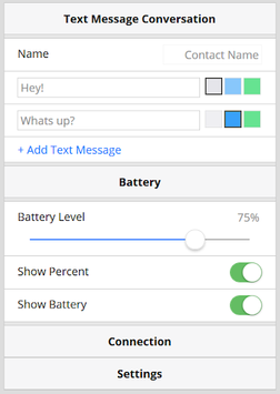 iFake Text Message for PC screenshot 2