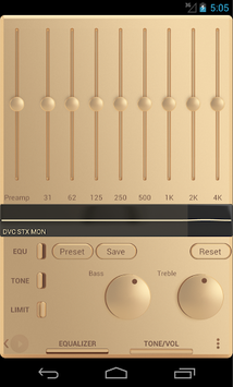 Skin for Poweramp v2 Gold for PC screenshot 2