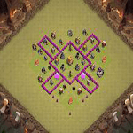 Town Hall 6 War Base Layouts for PC