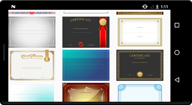 Certificate Maker app Easy to Design Certifcate for PC screenshot 2