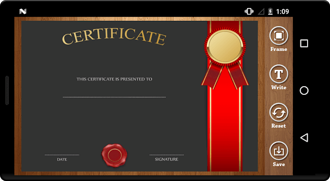 Certificate Maker app Easy to Design Certifcate for PC screenshot 3
