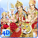 4D Maa Durga Live Wallpaper for PC