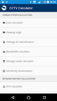 CCTV Calculator for PC screenshot 1