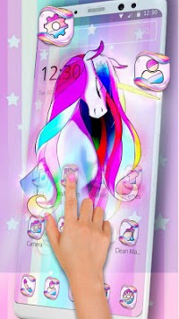 Cute Rainbow Unicorn Fantasy Theme for PC screenshot 3