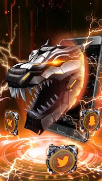 3D Iron Dragon Theme for PC screenshot 2