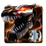 3D Iron Dragon Theme for PC