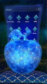 3D Crystal Apple Launcher Theme for PC screenshot 2