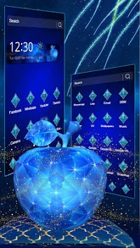 3D Crystal Apple Launcher Theme for PC screenshot 3