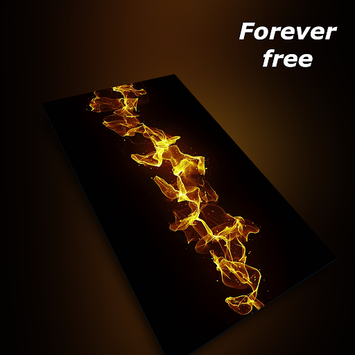 AMOLED live wallpaper - gold waves for PC screenshot 3