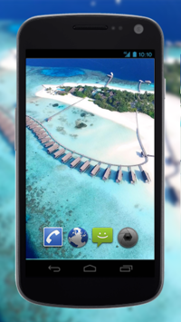 4K Maldives Paradise Drone Live Wallpaper for PC screenshot 1