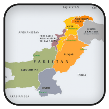 Pakistan Ka Naksha - Map Of Pakistan (Offline) for PC screenshot 1