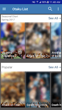 Otaku List: Anime Manager for PC screenshot 1